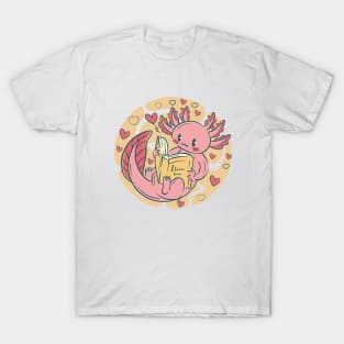 Axolotl Valentine T-Shirt